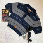 Ladies juniors county FB girl Charlie Browns striped crop top size small Multiple Photo 1