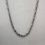 Link Chain Necklace for Men Women Streetwear Hip Hop Unisex Style Silver Photo 1