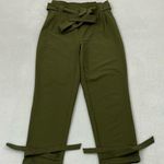 Grace Karin  Cropped Pencil Trousers Pants Olive Green Business Work Wear Women L Photo 0