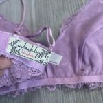 Free People NWOT Maya Multiway Purple Lace Bralette size Medium Photo 5