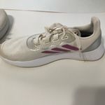 Adidas ‎ QT Racer Sport Women's Size 7 Cream Purple Running Shoes Art FY5679 Photo 6