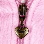 PINK - Victoria's Secret PINK VICTORIA’S SECRET Vintage ‘86 The Pink World Tour Velour Hood Zip Jacket Photo 3