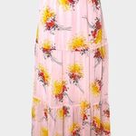 J.Crew Pink Sunburst Bouquet Tiered Maxi Dress Sundress 0 XS Photo 5