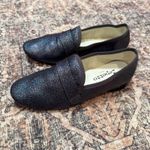 Repetto Paris Womens Dark Sparkle Loafer Flats Shoes Size 38.5 US 7.5 Balletcore Blue Photo 2
