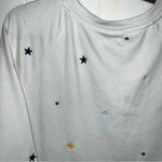 Lou & grey Lou and Gray by Loft White Sweater with Start Detailing Size M Photo 6