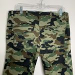 Nili Lotan Cropped French Military Pants Camo Stretch Twill Cotton Womens 8 Green Photo 11