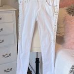 Rue 21 White Jeans Embroidered Southwestern Womens 5 6  Retro Low Rise Photo 7