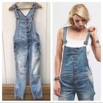 Free People  Light Blue Denim Overalls size 29 Photo 1