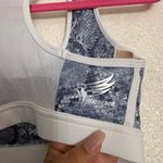 Roberto Cavalli  White and Blue snake Patterned Sports Bra size medium Photo 4
