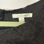 Soprano  Juniors Small Lace Fit & Flare Dress Black Sparkle Sleeveless Hoco Dance Photo 4