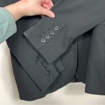 Norma Kamali Suit Jacket Blazer Single Breasted Size 18 Black Notched Lapel Photo 8