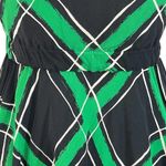 Anthropologie Maple Anthro SZ 0 Wrap Dress Fit 'n Flare Geometric Surplice V-Neck Sleeveless Photo 5