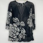 Komarov Floral Semi Sheer V Photo 5