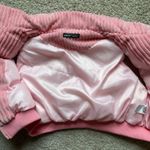 SheIn Zip-Up Cropped Pink Puffer Vest Photo 3
