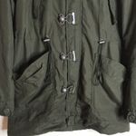 Sly military spirit of freedom parkas zip and buckle up jacket size medium Green Photo 4