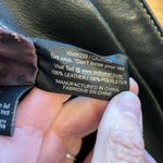 Ted Baker black leather satchel bag with white stitching. Excellent condition. Photo 5