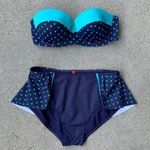 Spanx Polka Dot Bikini Top & Skirted Bottoms Photo 0
