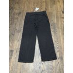 Vince BLACK Women's High-Waist Washed Casual Pant, Size US 14 Linen Cotton Photo 4
