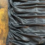 Bebe One Shoulder Croc Bodycon Dress Size M Photo 5