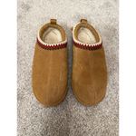 Fitory Women's Suede Leather Flat Short Casual Mini Slipper Boot, Sz 10 Brown Photo 2
