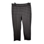Sanctuary  Plaid Stretch Crop Pants Womens XL Elastic Waist Casual Career Trouser Photo 3