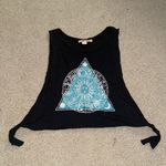 Foreign Exchange  Boho Astrological Muscle Tee with Ties Photo 0