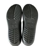 Crocs NWT Sanrah strappy dual comfort low wedge sandals black size 10 Photo 1