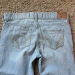 Hollister Railroad Striped Distressed Jeans Photo 5