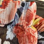 Premier Amour Maxi Dress Floral Print Sheer Overlay Bohemian Size 16 Black Photo 9