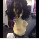 Human hair Bob Wig short curly wig Brown Photo 2