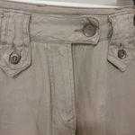 Replay women's size 28 dark khaki 100% cotton Italian made trousers 30x32 30x33 Tan Photo 2