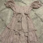 Pink flower patterned romper Photo 2