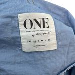 One Teaspoon Wild Saloon Chambray Shirt Top Button Down Floral Blue Size XS Photo 12
