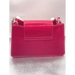 Pink Patent Leather Pearl Handle Crossbody Bag Photo 1
