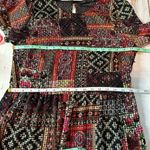 ZARA Patchwork Print Midi Dress Size Medium Photo 6
