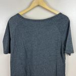 Aerosmith  Cropped Graphic T-shirt Womens Size Large Gray Off the Shoulder Band Photo 5