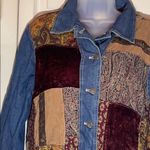 J.Jill Denim Out of the Blue Patchwork Jean Jacket See Measurements Photo 4