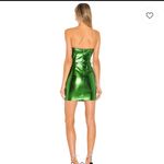 superdown Strapless mini Dress in Green Photo 2