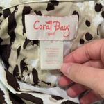 Coral Bay Gold Tan/Brown Animal Print Short Sleeve Polo Shirt size XL Tan Photo 7