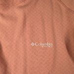 Columbia Womens Small Peach Coral Long Sleeve Pullover PFG Tee Top Shirt Photo 2