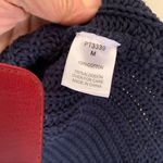 PaperMoon  Navy & White‎ Chunky Oversized Sweater Medium Photo 4