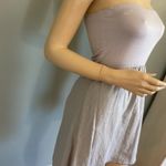 Judith March  GREY‎ LINED STRAPLESS DRESS MEDIUM Photo 2