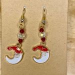 Christmas Holiday Santa Claus Dangle Earrings Photo 2