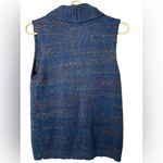 Orvis  Women's Blue and Orange Sweater Vest Photo 1