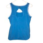 Columbia  Keyhole Cotton Cutout Back Tank Top Blue Medium‎ Photo 1