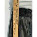 Diversity Women's Knee Length Genuine Leather Straight Skirt Black Size 6 Photo 4