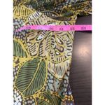 Susan Lawrence  Woman Square Neck Top‎ Women's Size 1X Green Floral Office Church Photo 4