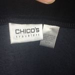 Chico's Chico’s 0 black crushed/ruched vest Photo 2