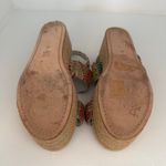 Alice + Olivia  Anastasia Sequin Embroidered Jute Platform Sandal - Size 38 / 7.5 Photo 5