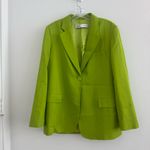 ZARA Limited Edition Oversized Lime Green Blazer Size: M Photo 2